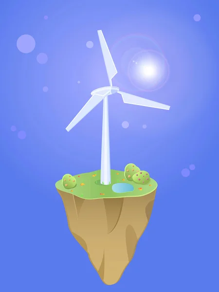 风电概念 — 图库矢量图片