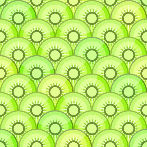 Seamless pattern with kiwi — Stock Vector