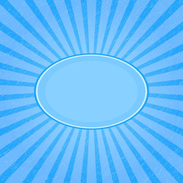 Grunge blauwe gestreepte kaart — Stockvector