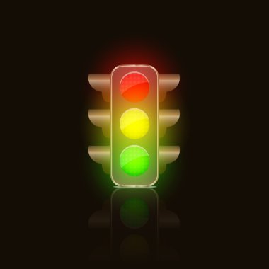 parlak trafik lambaları