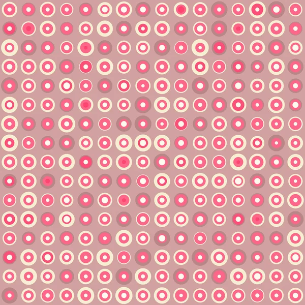 Motif sans couture avec des cercles — Image vectorielle