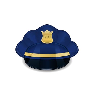 Police Hat Icon clipart