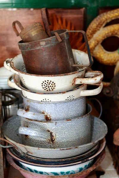 stock image Old kitchenware