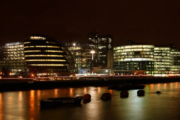 stock image London England City hall by night