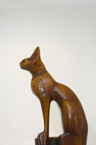 Mısırlı kedi heykeli — Stok fotoğraf