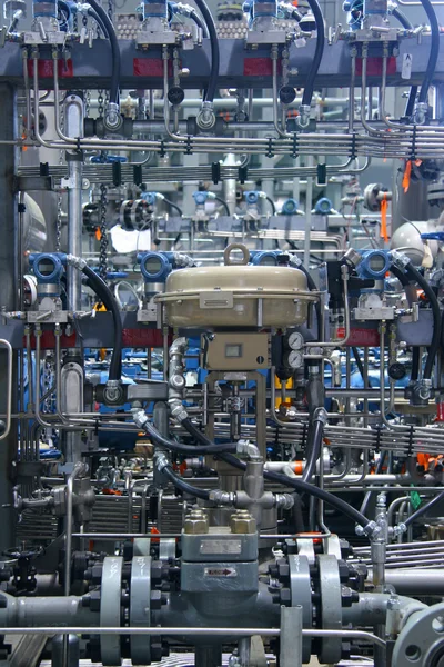 複雑な天然ガス圧縮機の場所 — ストック写真