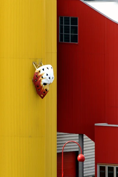Vermelho e amarelo — Fotografia de Stock
