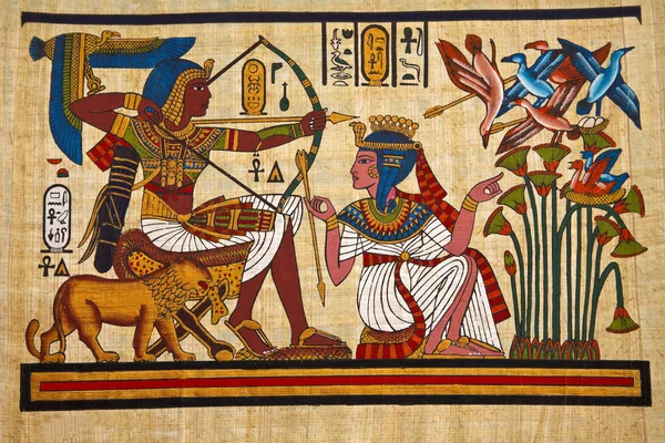 Ägyptischer Papyrus — Stockfoto
