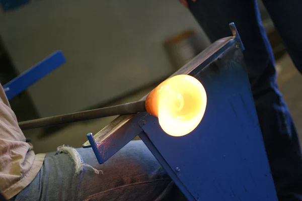 Blowing Glass — Stock Photo, Image