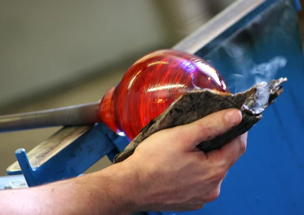 Blowing Glass — Stock Photo, Image