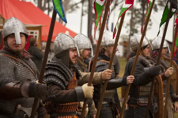 Ortaçağ şövalyeler — Stok fotoğraf