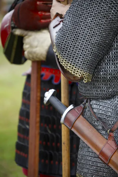 Рыцари Средневековья — стоковое фото