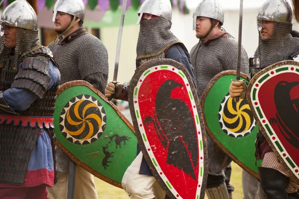 Ortaçağ şövalyeler — Stok fotoğraf