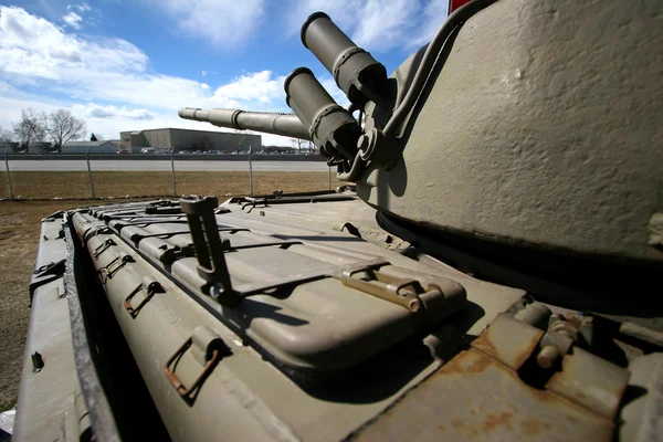 Exército tanque deserto — Fotografia de Stock