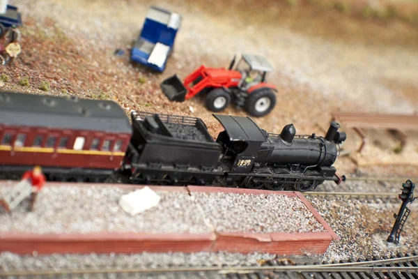Modelos de comboios — Fotografia de Stock
