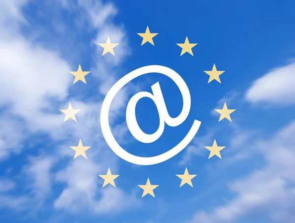 Comunicaciones europeas — Foto de Stock