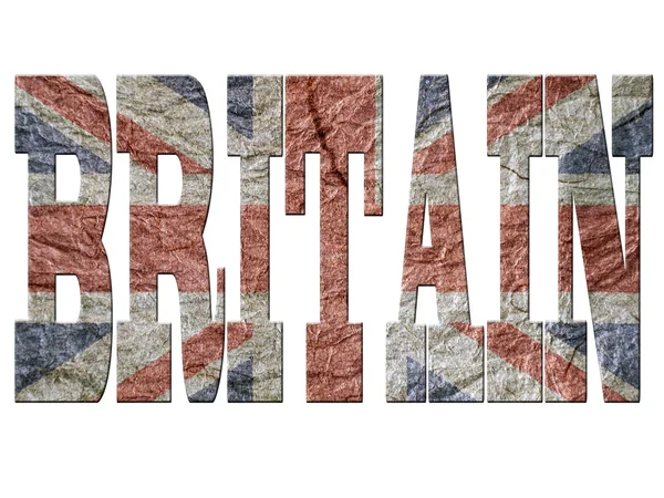 Britse grunge brieven — Stockfoto