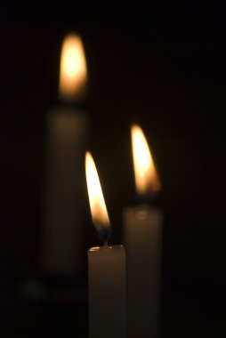 Lit candles clipart