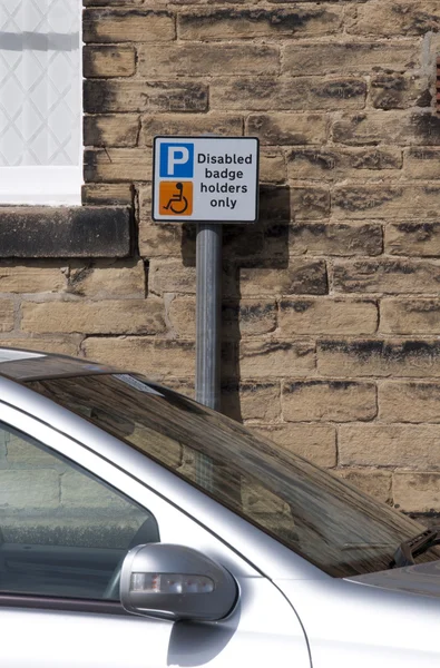 Disabled parking place — Stock Photo, Image