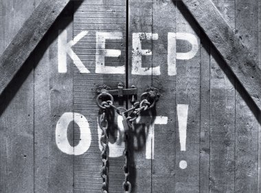 Keep out! clipart