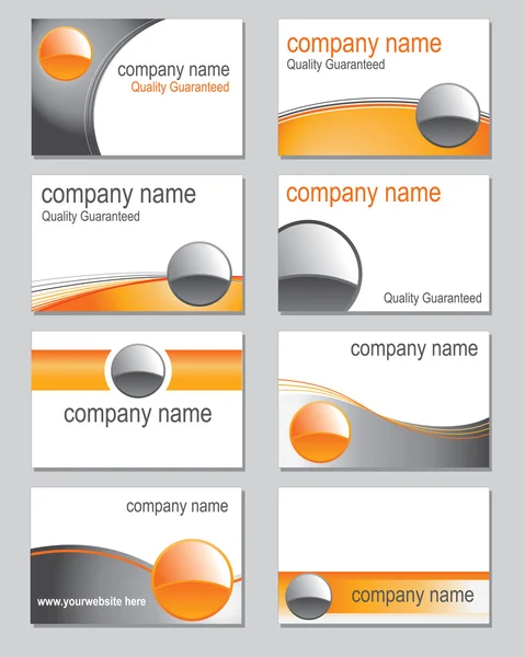 Business card designs — Stock Vector