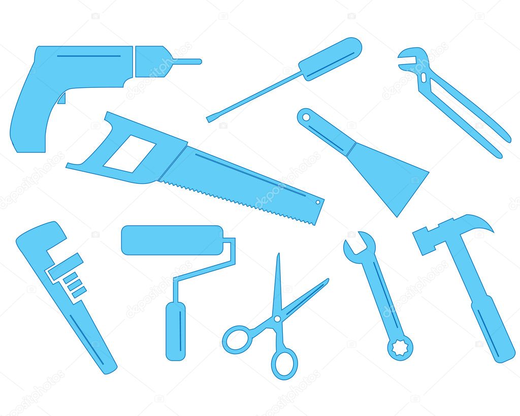 Ten tool shapes