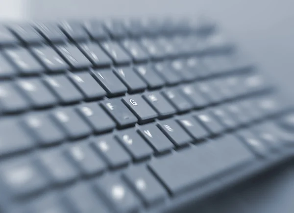 Tecla G no teclado do computador — Fotografia de Stock