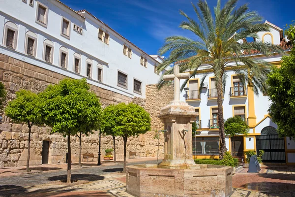 Plaza de la Iglesia in Marbella — Stock Photo, Image