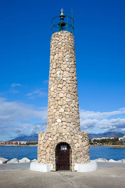 Puerto Banus Lighthouse — Zdjęcie stockowe