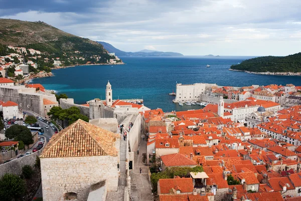 Dubrovnik sul mare Adriatico in Croazia — Foto Stock