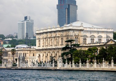 Dolmabahce Palace in Istanbul clipart