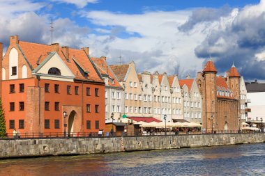 Gdansk Old City in Poland clipart