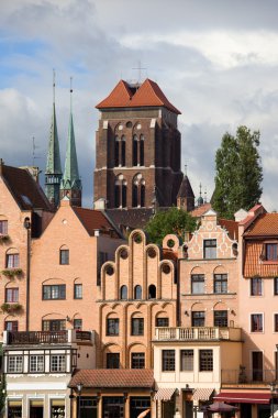 Ornate Houses in Gdansk clipart