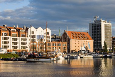 City of Gdansk Harbor clipart