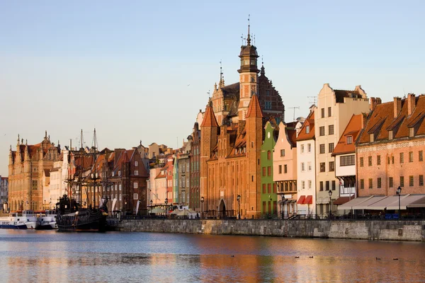 Polonya'daki Gdansk eski şehir — Stok fotoğraf