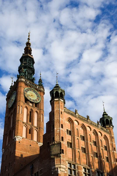 Câmara Municipal em Gdansk — Fotografia de Stock