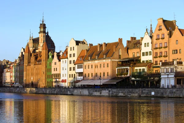 Oude stad van gdansk stad — Stockfoto