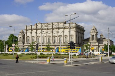 Heuston Train Station in Dublin clipart