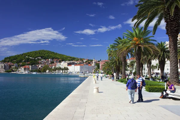Waterfront Promenade i Split – stockfoto