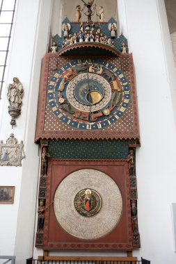 Astronomical Clock in St. Mary's Church clipart