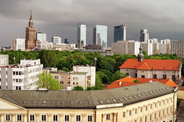 City of Warsaw Skyline clipart