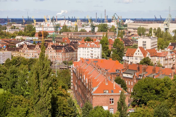 Distrito Industrial en Gdansk — Foto de Stock