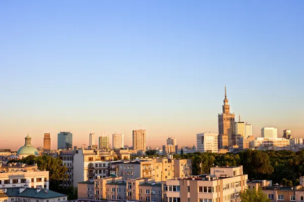 Stadtbild von Warschau — Stockfoto