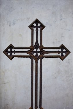 Old Rusty Vintage Cross clipart