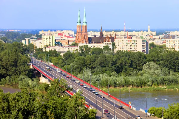 Paisagem urbana de Varsóvia — Fotografia de Stock