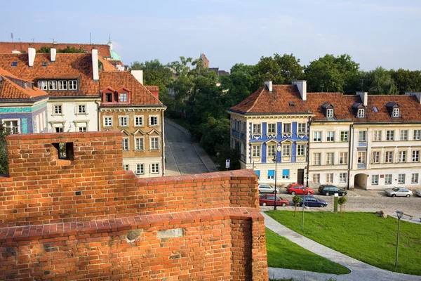 Варшавская историческая архитектура — стоковое фото