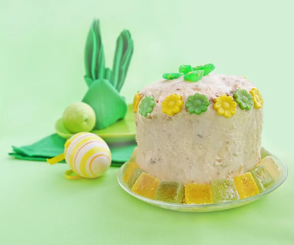 Velikonoční koláč tvaroh — Stock fotografie