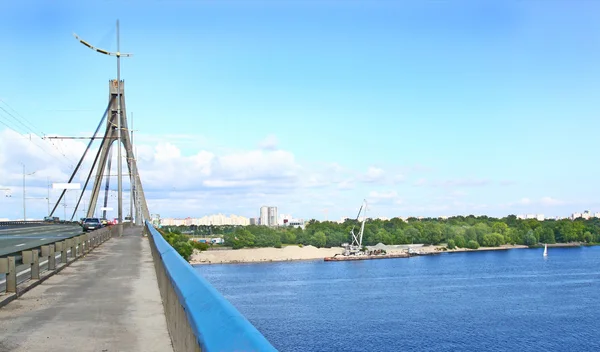 Puente de Moscú en Kiev, Ucrania — Foto de Stock