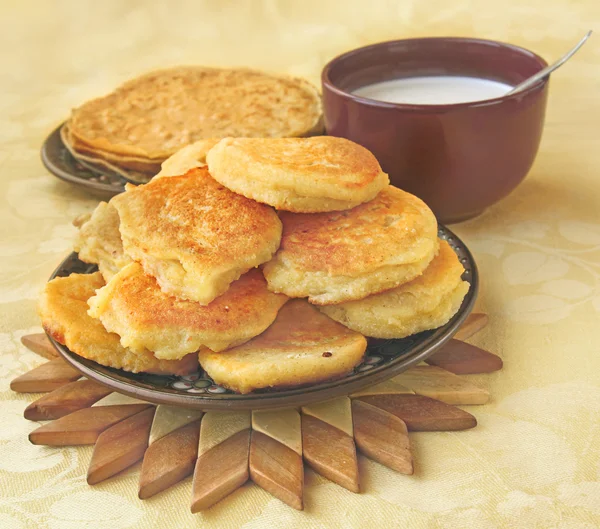 Hausgemachte Käsekuchen — Stockfoto