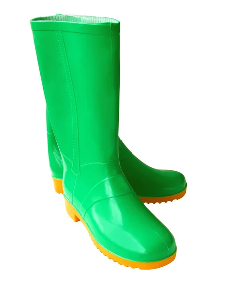 Duas botas verdes — Fotografia de Stock